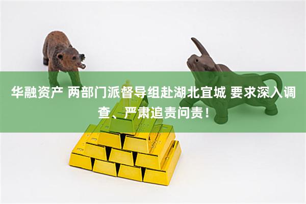 华融资产 两部门派督导组赴湖北宜城 要求深入调查、严肃追责问责！